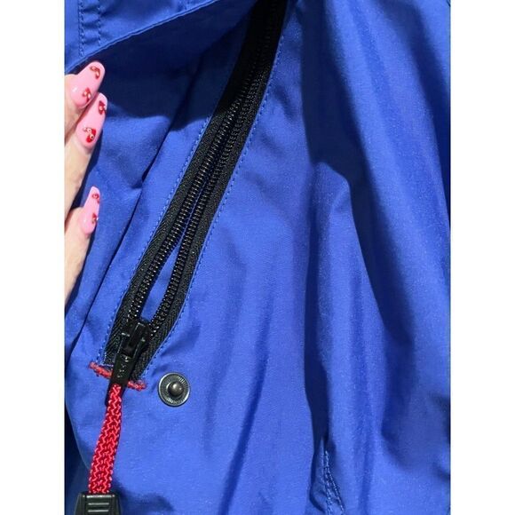 Vintage Marker LTD Vertical Light Ski/Snow Blue Jacket W/ Detachable Hood Size 6 - Picture 3 of 12